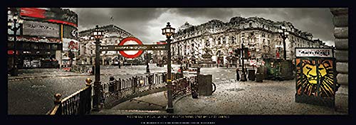 Studio B Prints London Picadilly Circus by Stephanie Rey-Gorrez 36"x11.25" Art Print Poster
