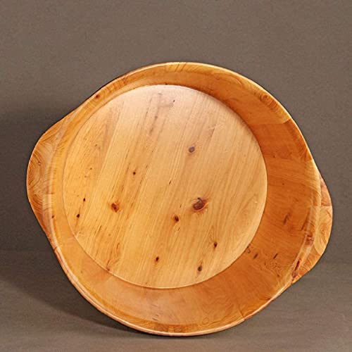 Spa de pies de madera cilíndrico para baño y relajación miniatura 4