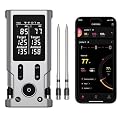 800FT Smart Wireless Meat Thermometer App Host Control, Bluetooth Digital Meat Thermometer for Barbecue, Outdoor Grilling, Oven & Smoker (Two*Probe-01)