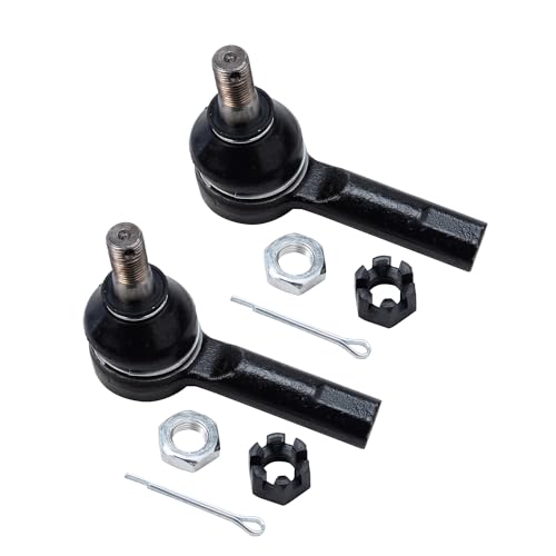 Image of Detroit Axle - Front 8pc Suspension Kit for Nissan Xterra Frontier 2000-2004, 4 Upper Lower Control Arms 4 Inner and Outer Tie Rods Replacement 2001 2002 2003