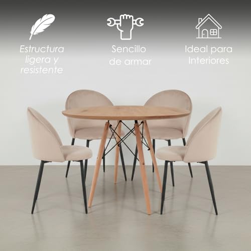 Consejos para Comprar Comedor redondo 4 sillas más recomendados. 18 Imagen adicional