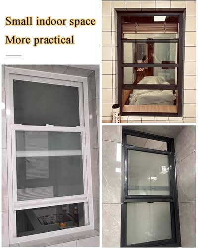 Ventana de concesión para carrito de comida con puerta abatible de aluminio 7
