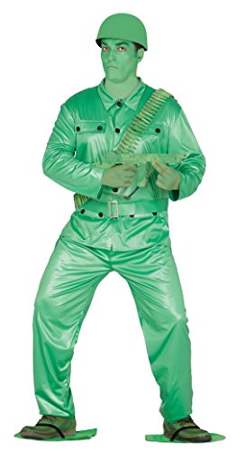 Juguete plástico soldado traje un tamaño adulto