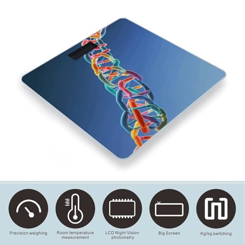 Báscula Digital de Vidrio Templado DNA Chain Photoes miniatura 3
