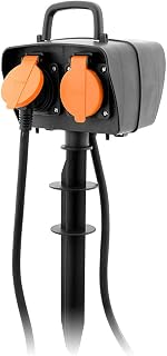 Zenitech - Spike 2 Steckdosen 2P+E Kabel H07RN-F 3G1,5mm² IP44 + Programmierer