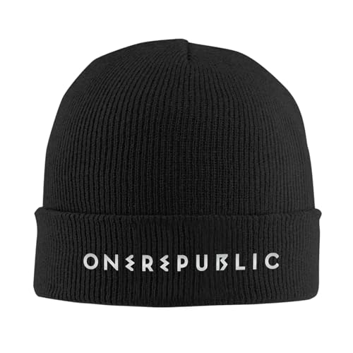 Photo de SDFXCDR OneRepublic Escape to Europe 2025 Tour Chapeau Tricoté Femmes Hommes Bonnet Automne Hiver Chapeaux Acrylique Crochet Melon Cap Hiver Chaleur