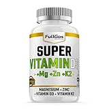 SUPER VITAMIN D3 + Mg + Zn + k2 (120CAPS) - Fullgas | Magnesio + Zinc + vitamin K2