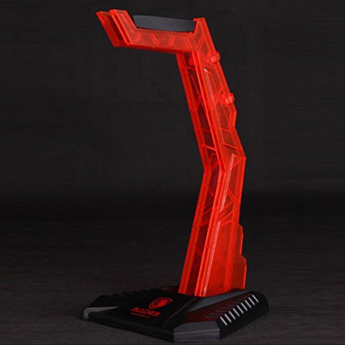 Gaming Headphone Desk Display Rack Hanger Holder Stand (Red)