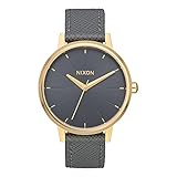 Wasserdichtigkeit: 5 bar Nixon Damen Analog Quarz Uhr mit Leder Armband A108-2815-00