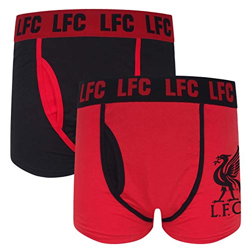 Liverpool FC Official Soccer Gift Mens Crest Premium Boxer Shorts