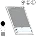 Produktbild Froadp M06/306 Verdunkelungs Rollos Sonnenschutz Thermorollos Hitzeschutz Velux Jalousien für Dachfenster Fensterdekoration Springrollos(61,3×94cm)