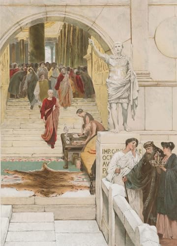 Impression sur toile En attendant avec Agrippa par Alma Tadema tableau chambre 60x90cm