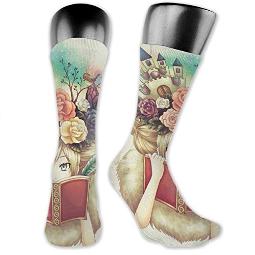 Preisvergleich Produktbild Not applicable Kompression Medium Kalbsocken, blühender Kirschzweig und Laterne mit glücklichem Wunsch