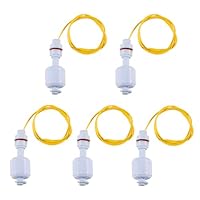 Flüssigkeit Schwimmerschalter,5 Stück Wassertank Pool Flüssigkeitsstandsensor Controller,Wasserstand Sensor für Hydroponics Gartenarbeit Aquarium Pool Tank Ausrüstung