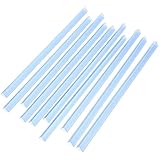 Zerodeko 20pcs Transparent Slide Binding Bars 310mm X 15mm Plastic Bookbinding Clips for A4 Report Covers and Document Binding in Office and School Use