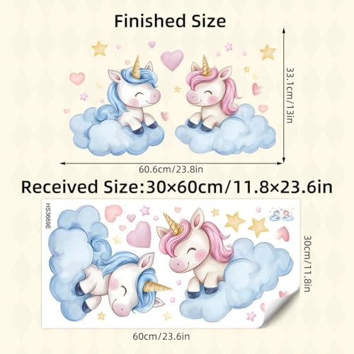 Vinilos Decorativos Unicornio Cute Unicorn para Pared miniatura 5