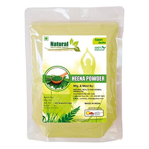 Buy Natural Health And Herbal Products of Natural Henna Powder 227g Online at Low Prices in