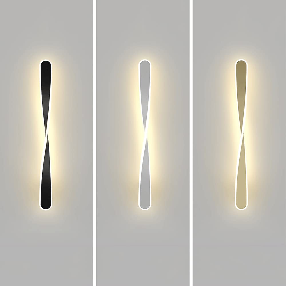 Lampa ścienna LED o długości 20 W z akrylowymi mocowaniami i oświetleniem zagłówka, dekoracja ścienna do salonu