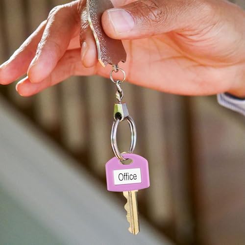NISENTIA Schlüsselkappen, 24 Stück Schlüssel Markierung Schlüsselkappen Eckig Rund Schlüsselmarkierung Bunt Schlüsselkappe Schlüsselmarkierer Schlüsselschutz Schlüsselkennringe (4 Farben)
