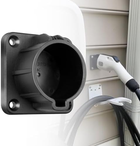 Anina Suporte de carregador EV SAE J1772 Base para conector de ca...