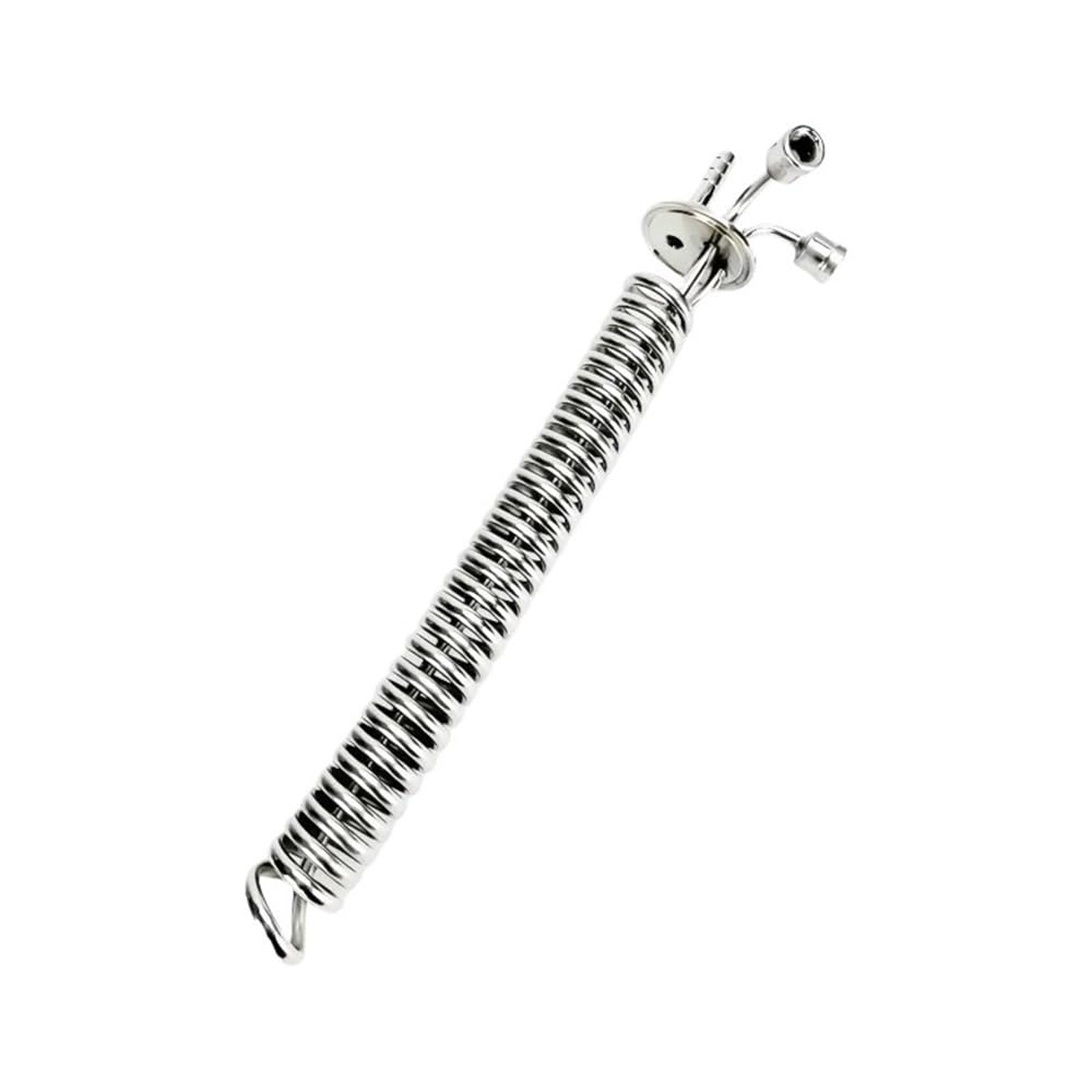 3,8 cm Tri Clamp Déphlegmateur Sanitaire, Condensateur Tuyau 300 * 6mm Acier Inoxydable 304 Spirale 1 pièce