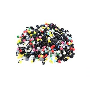 TAKPART 1000PCS Universal Mixed Car Door Panel Trim Bumper Fenders Retainer Fastener Rivet Push Pin Clips