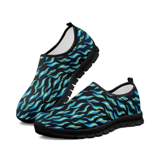 Women's Walking Shoes Slip On Comfy Fashion Sneakers Wide Width Breathable Hand Free Casual Light - Wight Low Tops Size 7.5-15.5