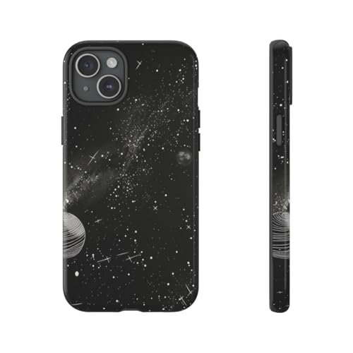 Coque iPhone 15 Plus Système Solaire | Protection Rigide Brillante