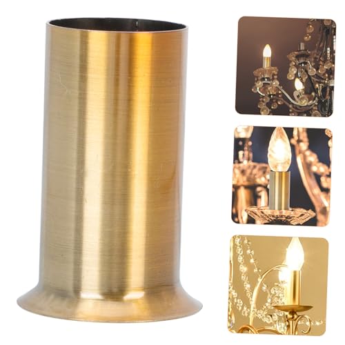 Manguitos de brida dorados ORFOFE de hierro para candelabros y lámparas de araña retro 3