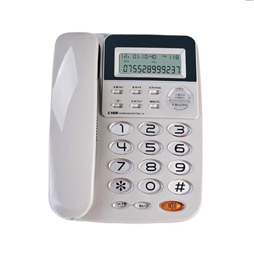 Téléphone de bureau C168 fixe filaire double interface pour ne plus rater d'appel