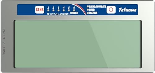 Tefuawe Hand Series 2x4 14 Digital Auto oscurecimiento lente de soldadura, bajo amperios 2A Tig, sombra 11, para cuchara de azúcar y campana de
