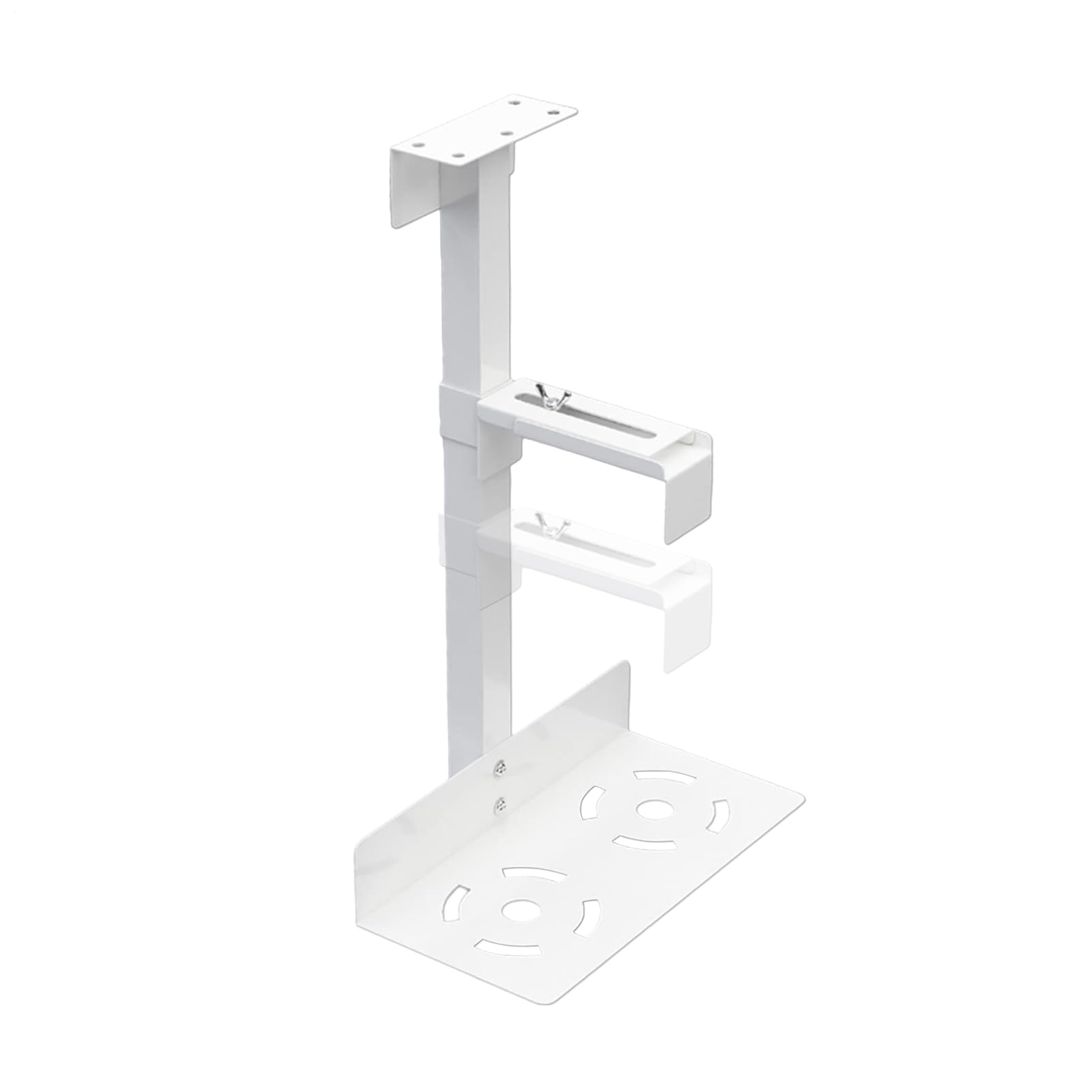 Monte Monte PC Monte en Pared - Procesador bajo Escritorio, Ordenador | Robusto | Ajustable a Altura Versátil, Ancho , Optimizador de Espacio Compacto para
