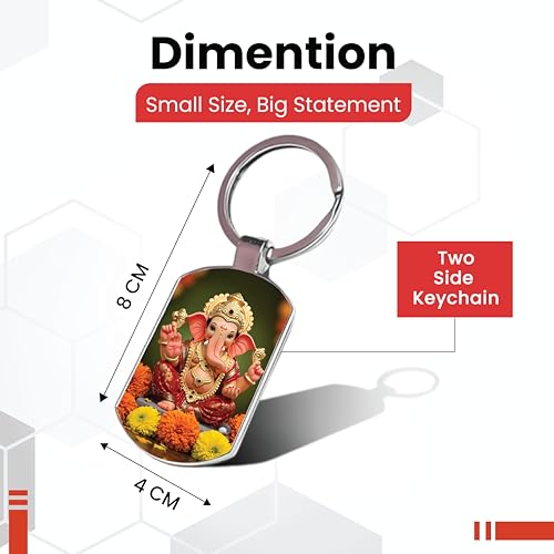 Image of Premium Printed Metal Keychain for Men & Women | High-Definition Artwork Print | Durable Key Ring for Car, Bike, Home & Office Keys | Stylish Decorative Key Holder Gift