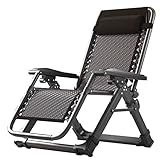 Verstellbarer Liegestuhl, tragbar, zusammenklappbar, Rattan-Sonnenliege für draußen, Zuhause,...