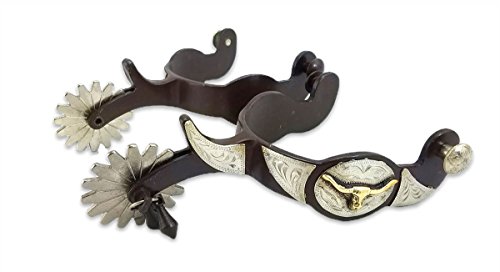 Western AT Longhorn 16pt Mens Jingle Bob Spurs