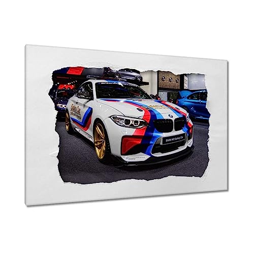 Tableau voiture de sport sur toile haut de gamme 120x80cm H3139M