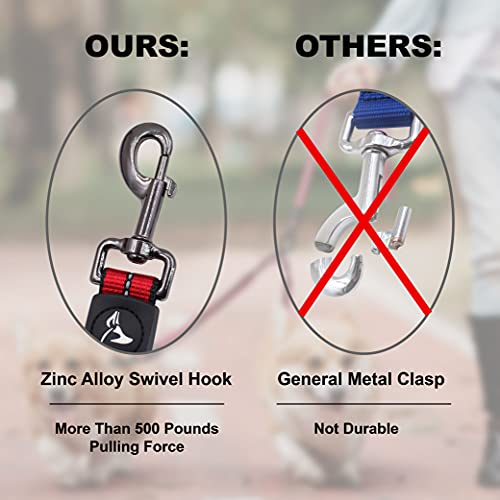 image for KRUZ PET Kruz Double Dog Coupler - KZVX2-05S - Tangle Free Dog Walking