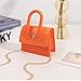 Canpto Crossbody Bag Mini Toddler Purse with Signle Handle for Little Girl Kids Cute Handbags Shoulder Messenger Bag (Orange)