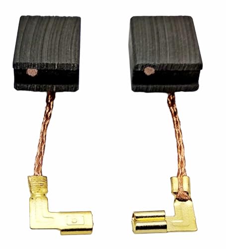 1 paire de balais de charbon, ensemble de charbons pour moteur pour Dewalt DWE 4217, 4233, 4277, 46105, 4238, 4246, 4257 environ 6,5x12x15 mm comme N442427