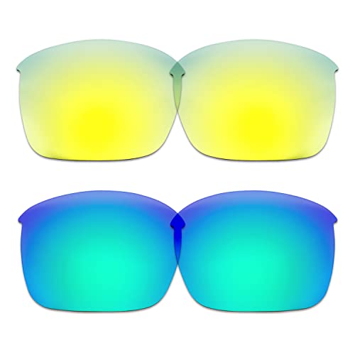 Lentilles pour Oakley Thinlink compatibles lot de 2 paires de verres de rechange de couleur