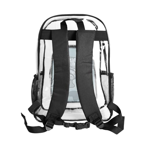 Sac à livres transparent et résistant waterproof avec imprimé graphique - 3