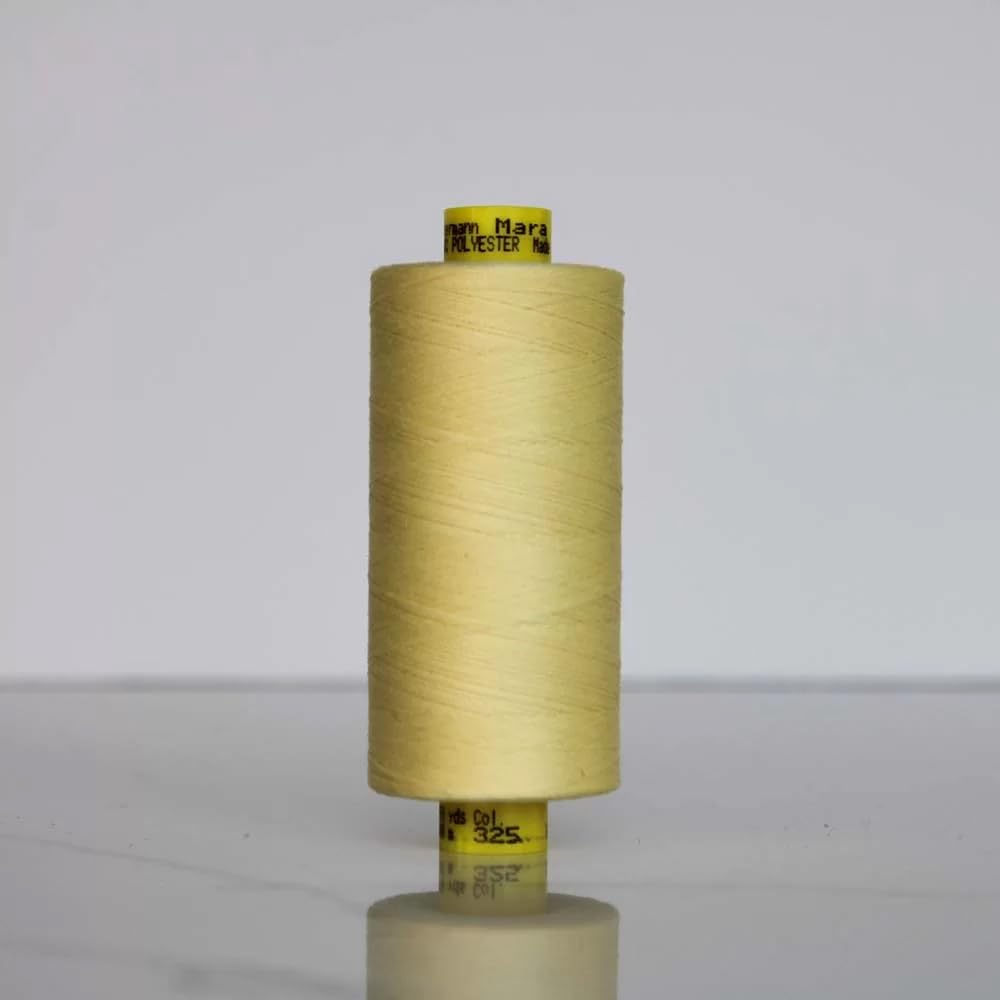 Gutermann Mara 120 All-Purpose Polyester Sewing Thread β 1000m Spool, UV Resistant, Silky Shine, Tear & Abrasion Resistant β Perfect for Sewing Machines or Hand Sewing/Colour-325