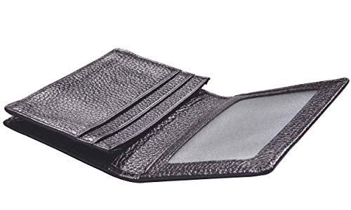 Outrip Genuine Leather Business Card Holder Name Card Case Credit Card Wallet