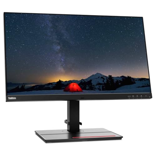 Image of Lenovo ThinkVision P27u-20 27 inch 4K UHD WLED LCD Monitor - 16:9 - Raven Black