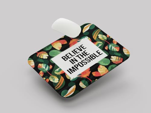 Blackmoor Gaming Mouse Pad 9×7 Inch – Ergonomic Smooth Surface, Non-Slip Rubber Base, Print Mouse Mat for Gamers, Students & Office – Motivational Quotes