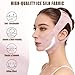 Chin Strap for Sleeping, Double Chin Reducer Eliminator for Women, Reusable V Line Lifting Mask Face Slimming Strap, Breathable Jawline Exerciser Lifting & Firming Prevent Sagging