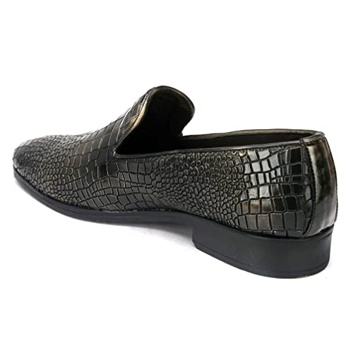 Image of San Frissco Mens Bm 2022 San Frissco Men's Loafers Handcrafted Casual Slip On Shoes Textured Upper /Soft Cushioned Footbed with TPR Sole /Comfortable Lightweight Flexible for Party, Office 9 (Copper)