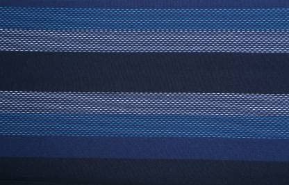 Image of Yaweh Cotton Striped Room Darkening Loop Type Door Curtain- 4 Ft X 6.75 Ft Set of 2 Pieces(Navy), Opaque, Tab Top Curtains (Navy, Door)