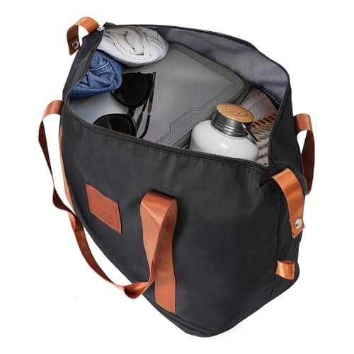 Hardshell Luggage Sets 3 Piece Carry-on Suitcases with Wheels, TSA Lock for Men Women, Black Brown (20in) 7