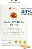 REISHI - GANODERMA PLUS da Fitoricerca Lao Dan® | 40% polisaccaridi - estratto Premium Quality | Difese immunitarie | PRODOTTO IN ITALIA